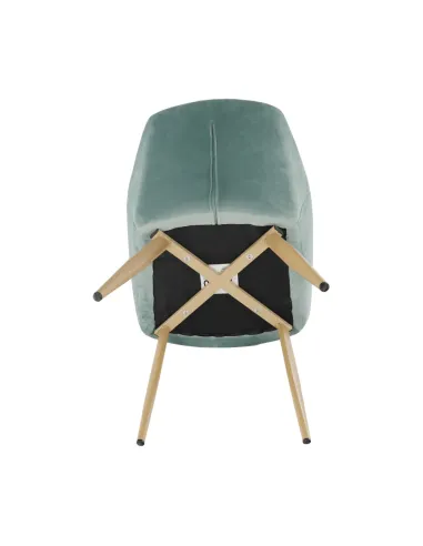 Scaun ODOVEL, living/birou, 56x63x82 cm, Material: Ţesătură/Metal | MobilaOK