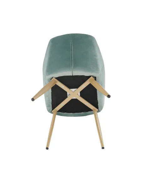 Scaun ODOVEL, living/birou, 56x63x82 cm, Material: Ţesătură/Metal | MobilaOK