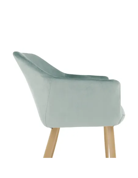Scaun ODOVEL, living/birou, 56x63x82 cm, Material: Ţesătură/Metal | MobilaOK