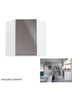 Dulap superior de colț AURORA G60N, bucătărie, 60x72x60 cm, PAL melaminat/MDF | MobilaOK 2