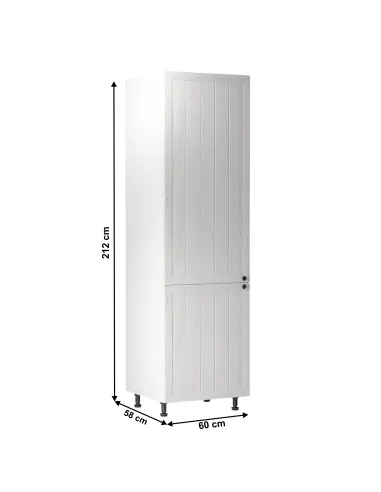 Dulap Bucătărie PROVANCE D60R, 60x212x58 cm, PAL Melaminat Alb/Pin Andersen | MobilaOK