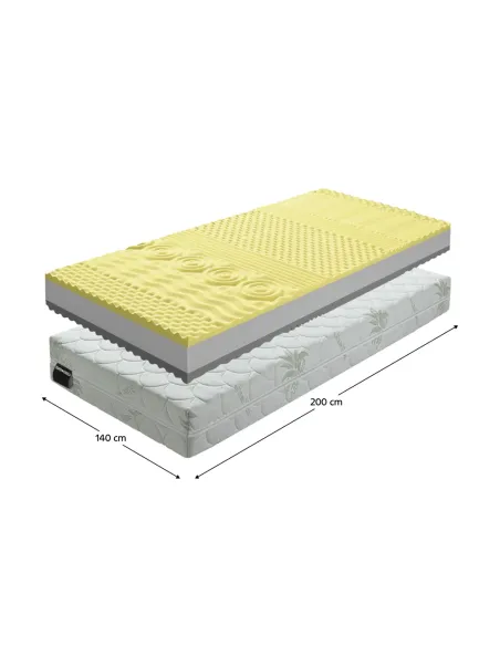 Saltea BE TEMPO VISCO dormitor 140x200 cm spuma cu memorie | MobilaOK