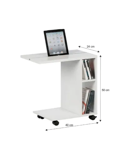 Măsuță auxiliară NIDEN living 40x50x24 cm PAL înfoliat | MobilaOK