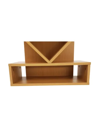 Etajeră, VEVEY, living/dormitor/birou, 59x150x21.6 cm, PAL melaminat pin | MobilaOK