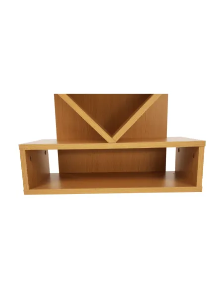 Etajeră, VEVEY, living/dormitor/birou, 59x150x21.6 cm, PAL melaminat pin | MobilaOK
