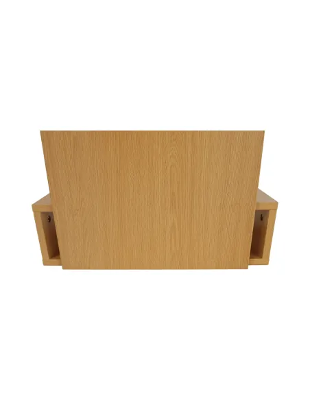 Etajeră, VEVEY, living/dormitor/birou, 59x150x21.6 cm, PAL melaminat pin | MobilaOK