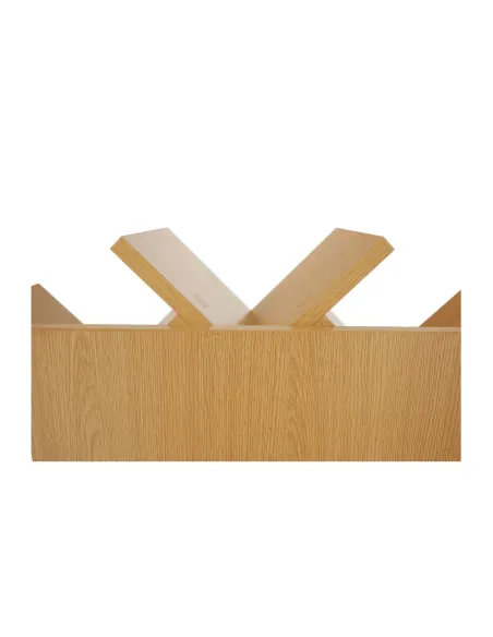 Etajeră, VEVEY, living/dormitor/birou, 59x150x21.6 cm, PAL melaminat pin | MobilaOK