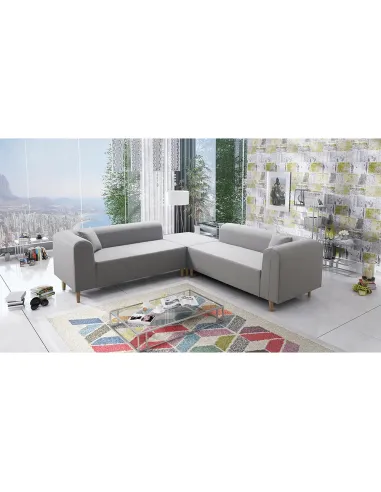 Taburet BROKEN, living, 76x41x63 cm, textil Chester/lemn | MobilaOK