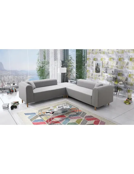Taburet BROKEN, living, 76x41x63 cm, textil Chester/lemn | MobilaOK