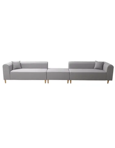 Taburet BROKEN, living, 76x41x63 cm, textil Chester/lemn | MobilaOK