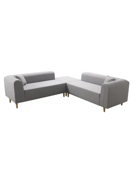 Taburet BROKEN, living, 76x41x63 cm, textil Chester/lemn | MobilaOK