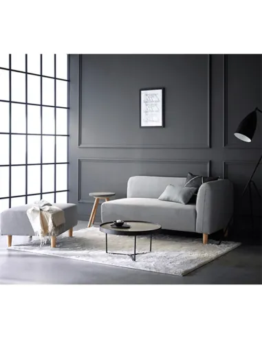 Taburet BROKEN, living, 76x41x63 cm, textil Chester/lemn | MobilaOK