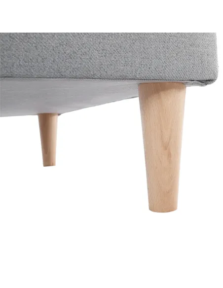 Taburet BROKEN, living, 76x41x63 cm, textil Chester/lemn | MobilaOK
