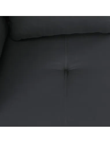 Canapea extensibilă, material textil gri-negru, stânga, LAUREL | MobilaOK