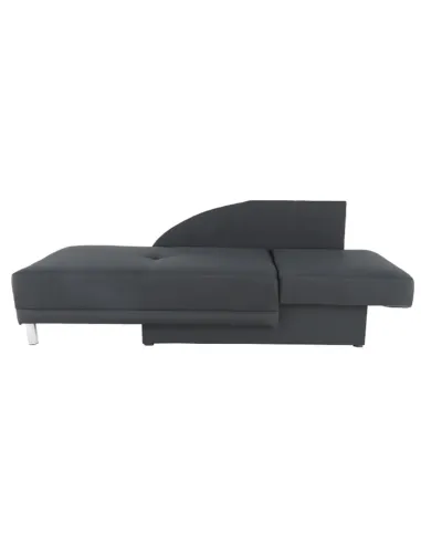 Canapea extensibilă, material textil gri-negru, dreapta, LAUREL | MobilaOK