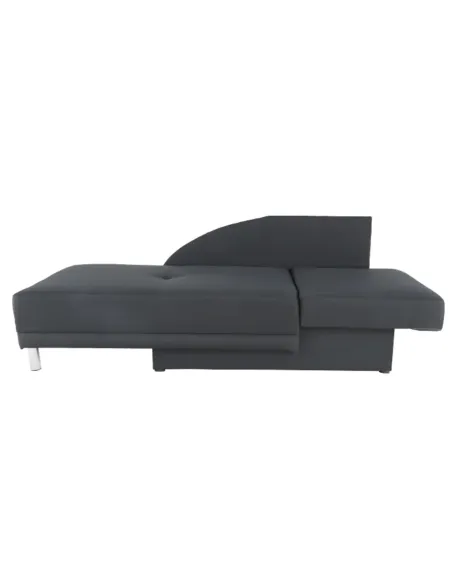 Canapea extensibilă, material textil gri-negru, dreapta, LAUREL | MobilaOK