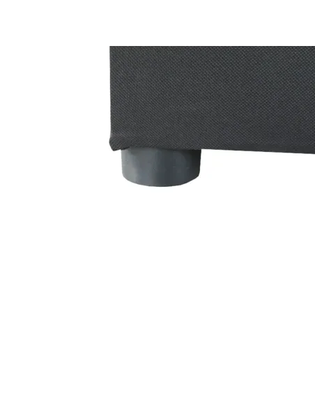 Canapea extensibilă, material textil gri-negru, dreapta, LAUREL | MobilaOK