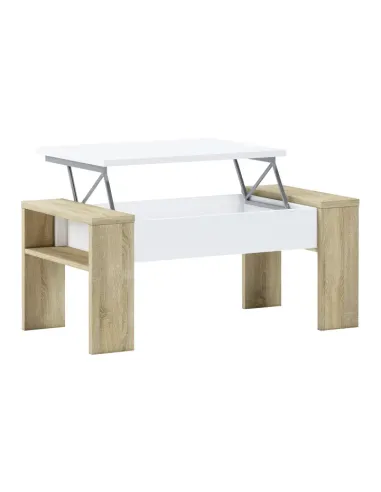 Măsuță de cafea PULA, living, 98x50x43/54 cm, PAL melaminat | MobilaOK