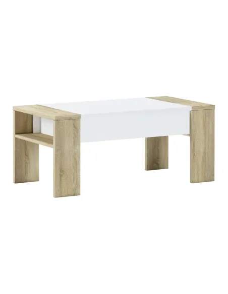 Măsuță de cafea PULA, living, 98x50x43/54 cm, PAL melaminat | MobilaOK