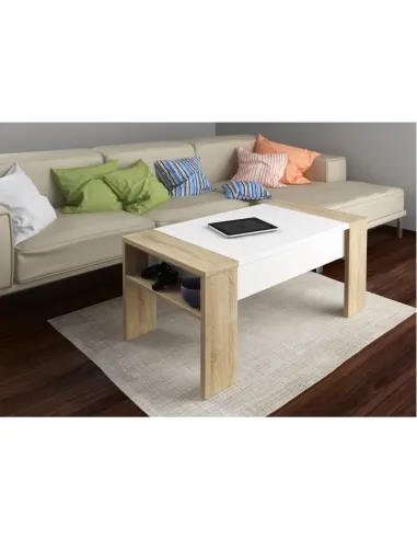 Măsuță de cafea PULA, living, 98x50x43/54 cm, PAL melaminat | MobilaOK