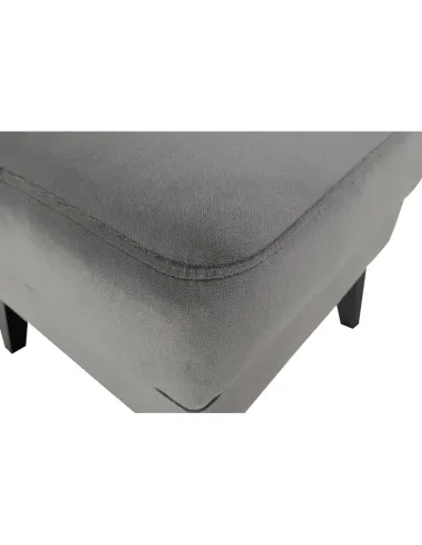 Taburet RODEZA pentru bucătărie/hol, 50x43x50 cm, textil/lemn | MobilaOK