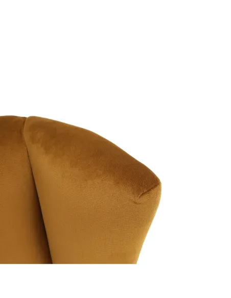 Fotoliu RODEZA, Living/Birou, 80x104x84 cm, Textil si Lemn | MobilaOK