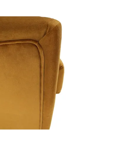 Fotoliu RODEZA, Living/Birou, 80x104x84 cm, Textil si Lemn | MobilaOK