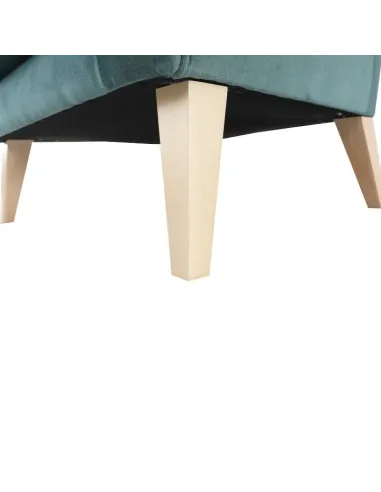 Fotoliu RODEZA, living/dormitor/birou, 80x104x84 cm, Textil + Lemn | MobilaOK