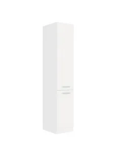 Dulap SPLIT 40, alb, pentru dormitor/hol/birou, 40x210x57 cm, PAL melaminat | MobilaOK