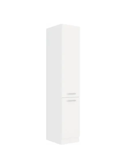 Dulap SPLIT 40, alb, pentru dormitor/hol/birou, 40x210x57 cm, PAL melaminat | MobilaOK