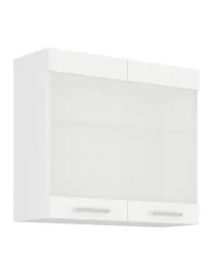 Dulap superior SPLIT 80, PAL melaminat alb, 80x71.5x31 cm | MobilaOK