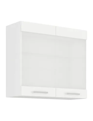 Dulap superior SPLIT 80, PAL melaminat alb, 80x71.5x31 cm | MobilaOK