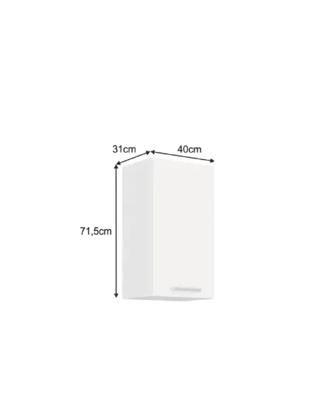 Dulap Superior, SPLIT 40 G-72 F, bucătărie, 40x71.5x31 cm, PAL melaminat | MobilaOK
