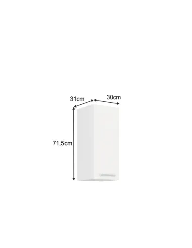 Dulap Superior, SPLIT 30 G-72 1F, bucătărie, 30x71.5x31 cm, PAL melaminat | MobilaOK