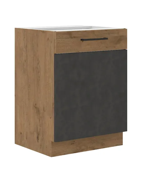 Dulap inferior bucătărie, VEGA, 60x82x52 cm, PAL melaminat | MobilaOK