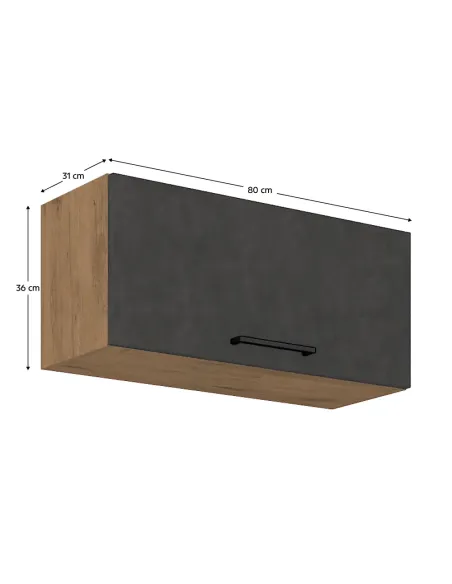 Dulap superior VEGA, bucătărie, 80x36x31 cm, PAL melaminat | MobilaOK