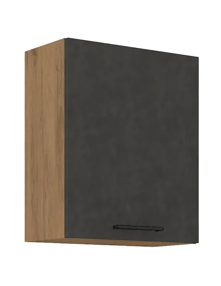 Dulap superior, stejar lancelot/gri mat, VEGA 60 G-72 1F | MobilaOK