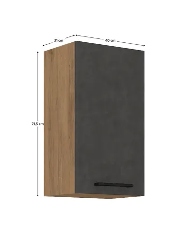 Dulap Superior VEGA, Bucătărie, 40x71.5x31 cm, PAL Melaminat | MobilaOK