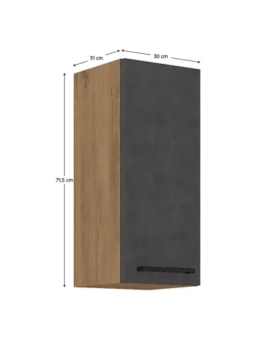 Dulap superior VEGA, bucătărie, 30x71.5x31 cm, PAL melaminat | MobilaOK