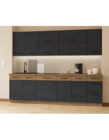 Dulap VEGA, hol/debara, 60x210x57 cm, PAL melaminat | MobilaOK