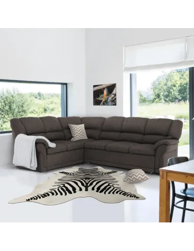 Colțar AMELIA, living, 270x220x93 cm, Textil, stânga cu depozitare | MobilaOK