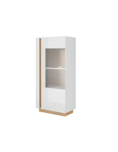 Vitrină CITY living 72x154x40 cm PAL melaminat | MobilaOK