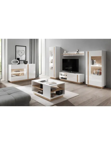 Raft, CITY, living/dormitor/birou, 138x20x20 cm, PAL melaminat | MobilaOK