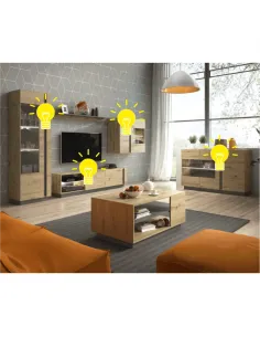 Iluminare LED, CITY, living/dormitor, 1-punct, - | MobilaOK 2