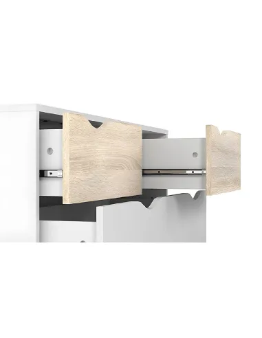 Comodă OSLO 75456 pentru dormitor/hol, 98.7x39.1x100.9 cm, PAL melaminat | MobilaOK