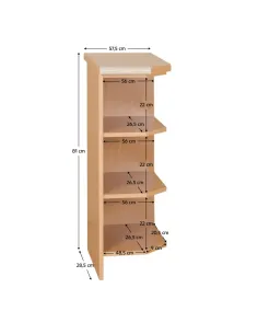 Dulap bucătărie LORA, de dreapta, 57.5x28.5x81 cm, PAL melaminat | MobilaOK 2