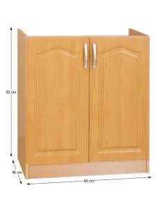 Dulap bucătărie, LORA, inferior, 80x46x82 cm, PAL melaminat/MDF | MobilaOK 2