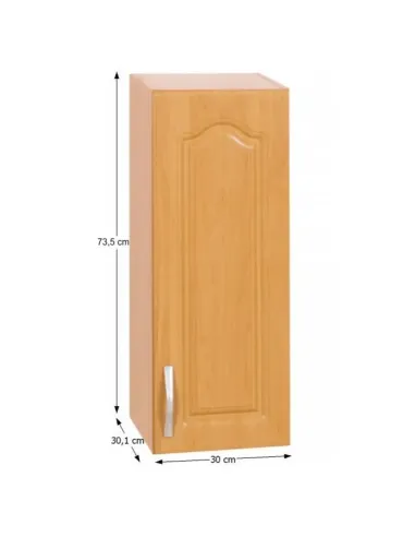 Dulap de Sus LORA, Bucătărie, 30x30.1x73.5 cm, PAL/MDF, Arin | MobilaOK