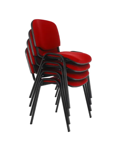 Scaun de birou ISO NEW, birou, 53x58x83 cm, textil/metal, KONDELA | MobilaOK