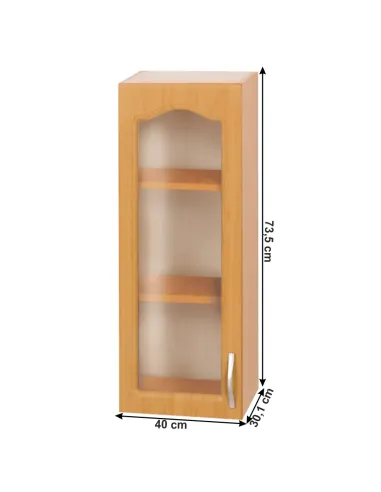 Cabinet Bucătărie LORA, superior stânga, 40x30.1x73.5 cm, PAL melaminat | MobilaOK
